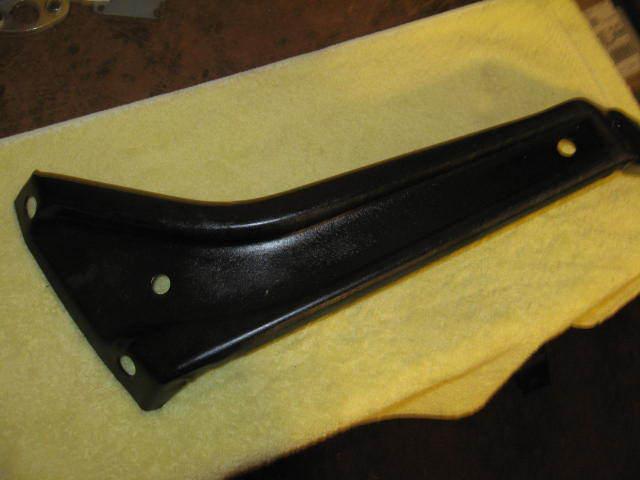 1957 chevy front bumper diagonal support bracket pass side   57