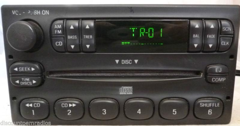  99-03 ford ranger explorer crown victoria f150 radio cd xl5f-18c815-aa *