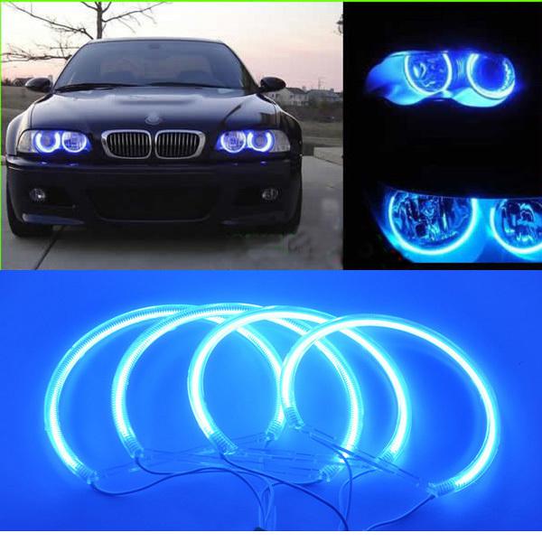 Bmw e46 3-series coupe 325i330ci b0294 hi-power ccfl angel eye halo ring blue