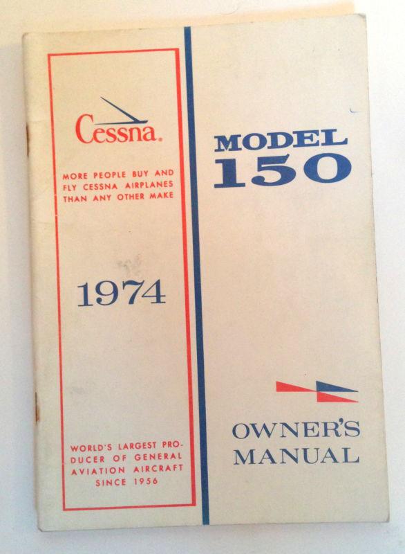 Model 150 1974 owner's manual (handbook) cessna