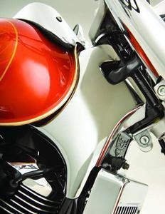 Showchrome abs chrome neck trim/honda vt750 ace