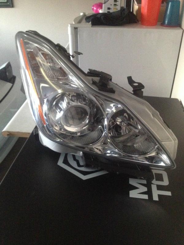 08 09 10 11 12 infiniti g37 coupe oem headlight hid xenon right passenger 2door 