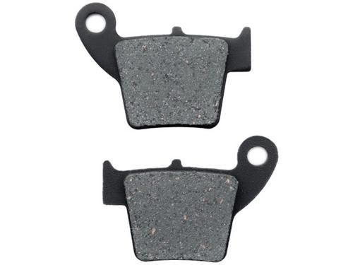 Rear carbon kevlar organic nao disc brake pads for 2004-2007 honda cr 125 r