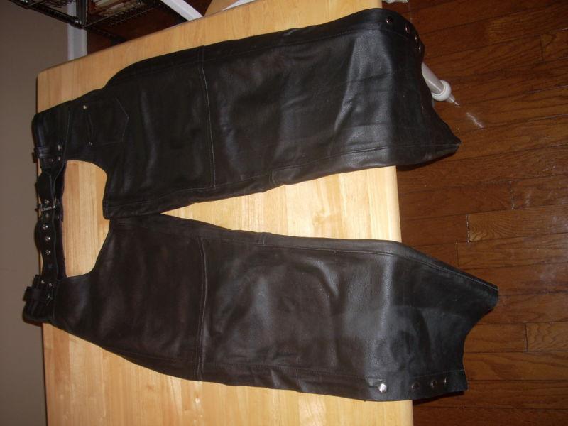 Mens all state leather chaps 36-40