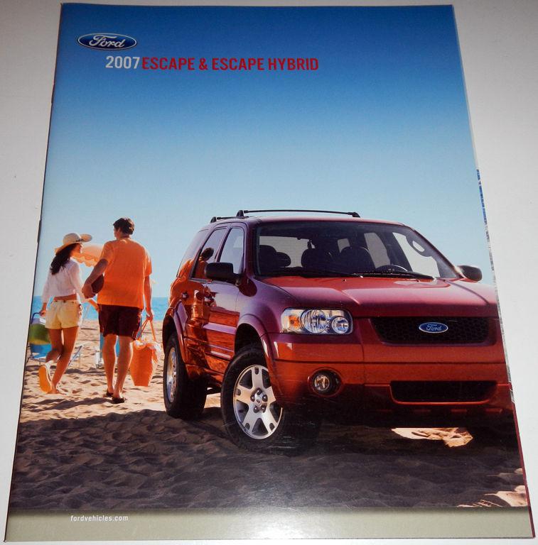 2007 ford escape & escape hybrid brochure