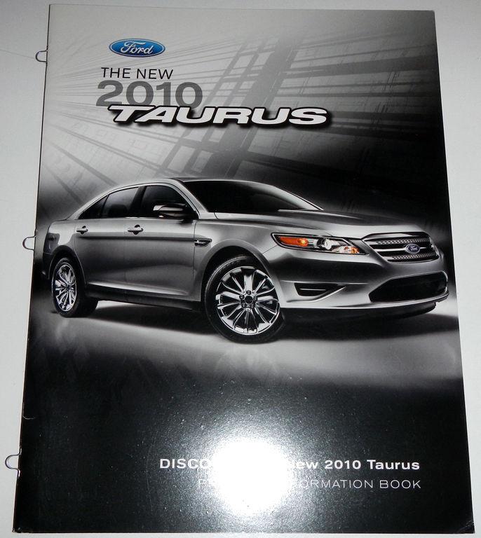 2010 ford taurus product information book brochure