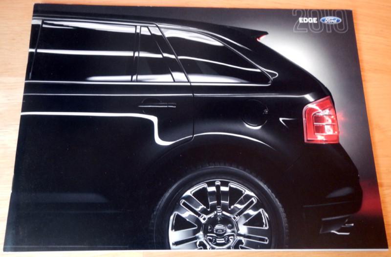 Brand new 2010 ford edge literature brochure catalog