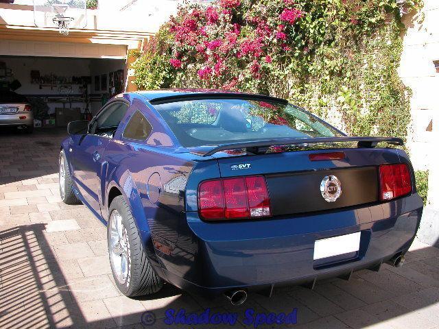 Painted color for ford mustang gt 4th coupe rear roof spoiler 99 00 03 new brs☢