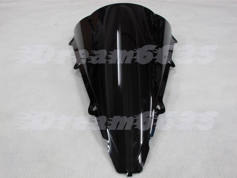 Windscreen windshield fit yamaha y z f yzf 1000 r1 yzf-r1 2002 2003 02 03 d bk