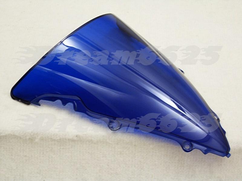 Windscreen windshield fit yamaha yzf r6 r6s yzf-r6 (03-05) r6s (06-09) d blue