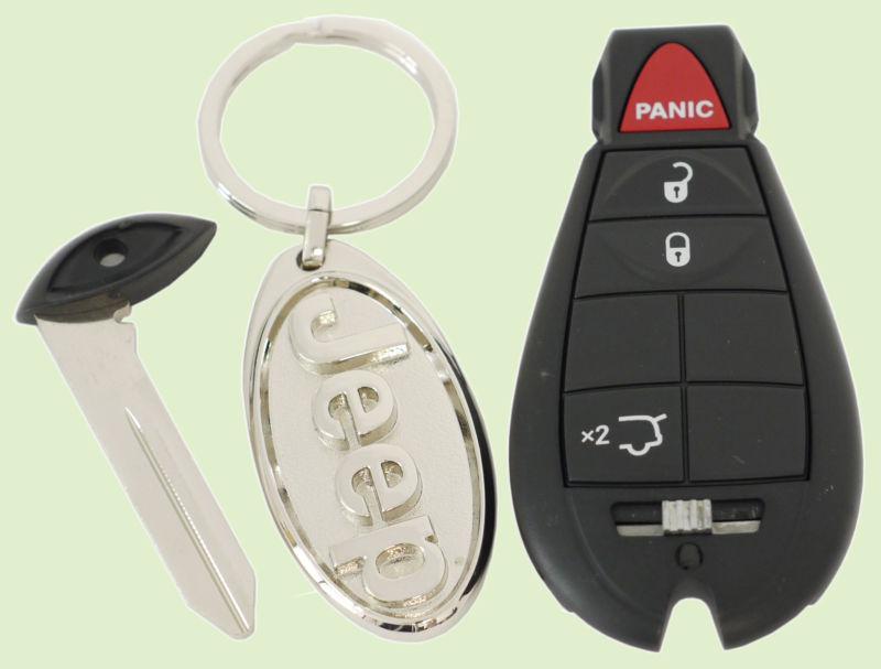 Jeep commander, grand cherokee 08-09 remote fob key (fobik) brand new - factory