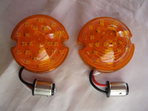 1953-1962 chevrolet corvette amber 25 led front parking lights chevy vette