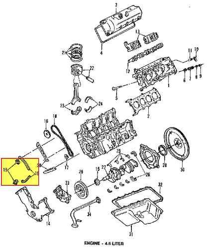 Ford 1l3z6l266aa genuine oem factory original tensioner