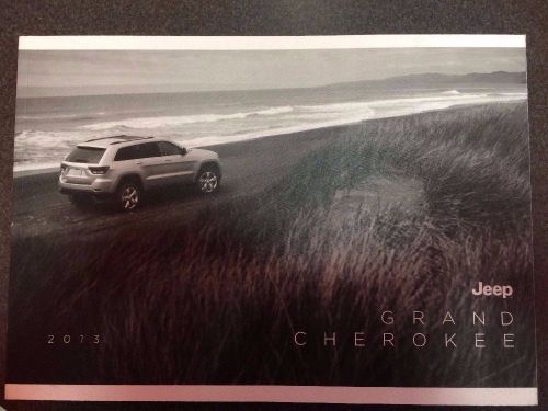 2013 jeep grand cherokee brochure &#034;new&#034;