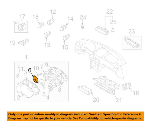 Subaru oem 07-08 forester-tachometer 85040sa490