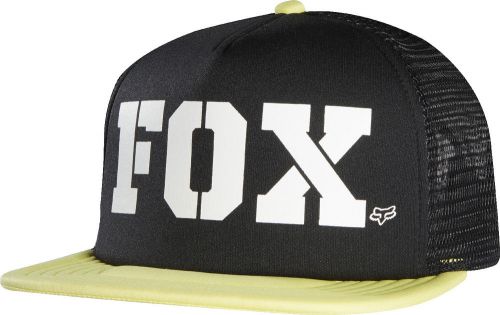 Fox racing womens black vapors trucker hat
