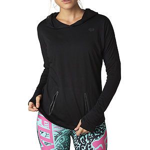 Fox racing tech womens hoodie black