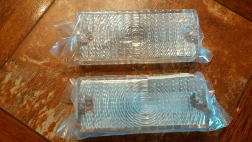 69 70 chevy c10 c20 c30 pickup truck clear park light lamp lenses pair