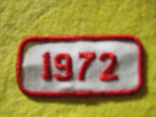 Vintage 1972  ford chevrolet plymouth dodge mopar pontiac buick  patch 3&#034;x1 1/2&#034;