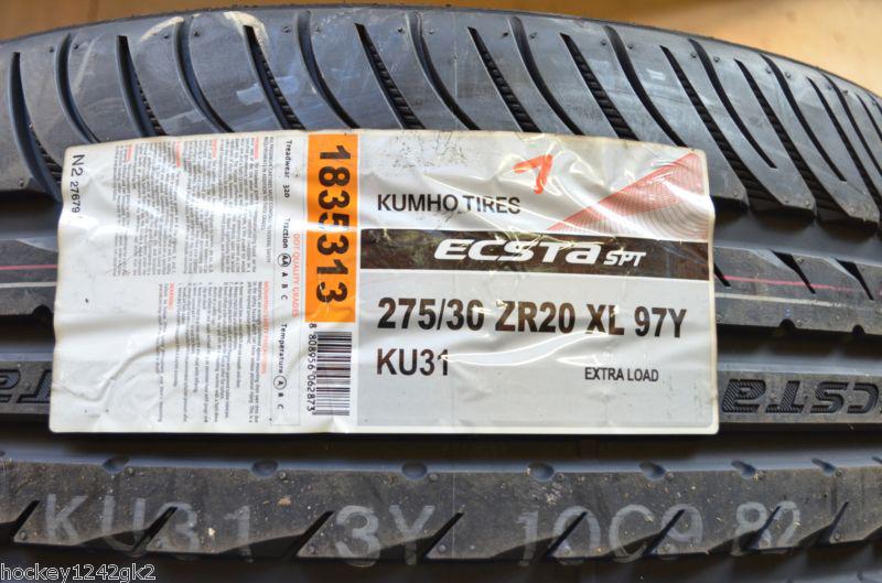 2 new 275 30 20 kumho ecsta spt tires