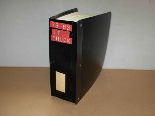 1976 -1983 chevrolet , gmc 10-35 series l d trucks master parts catalog manual