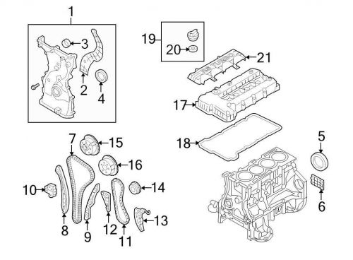 Chrysler oem chrysler engine timing chain guide 2443125000 image 9