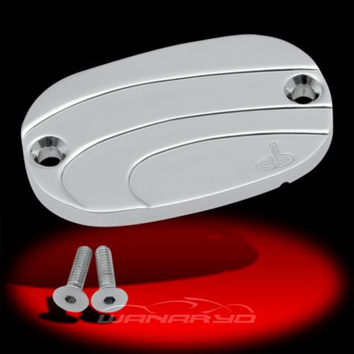 Rear waterfall master cylinder cover, chrome for 05-07 touring & 06-10 softtail