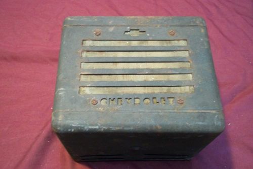 Vintage 1930 1940 1950&#039;s chevrolet portable radio speaker option accessory rare!