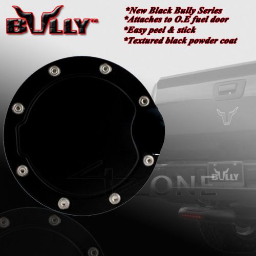 Black gas door cover fit 07-13 gmc sierra 1500 2500 3500 std cab