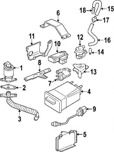 Chevrolet\buick\pontiac 12633889 genuine oem egr valve