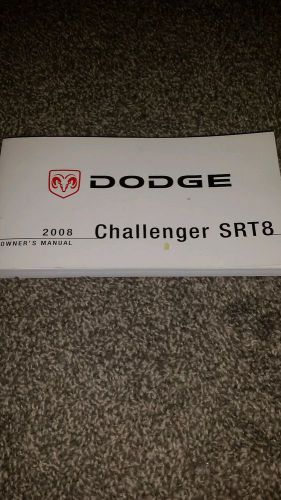 2008 challenger srt8 owners manual
