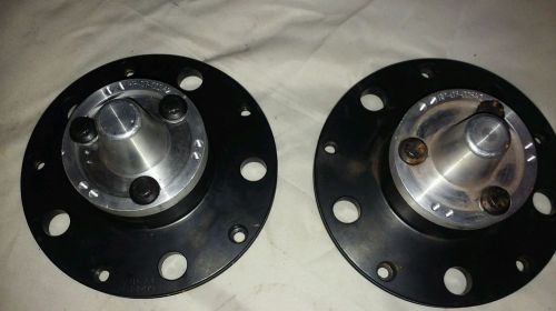 Nascar lmsc dirt late model quartermaster drive plates with dust caps