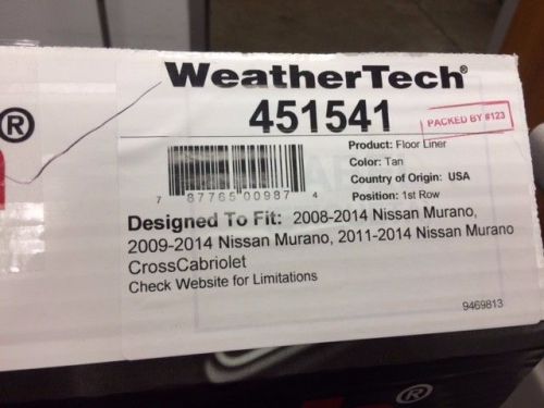 451541 tan weathertech nissan murano cabrio