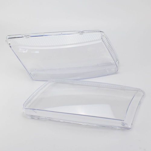 Replacement pair plastic headlight lenses covers for vw jettamk4 bora 1999-2004