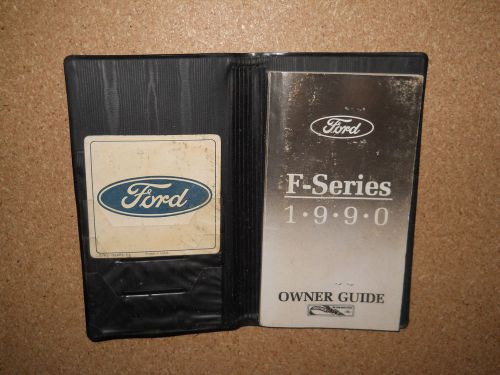 1990 ford f-series f-150 owners manual with case