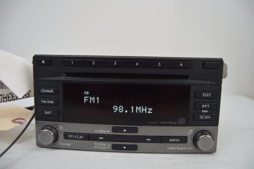 2009 10 11 12 2013 subaru forester radio cd mp3 player 86201sc601 tested g29#026