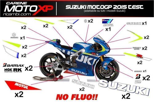 Stickers decal moto street racing suzuki gsx-r 1000 2007 2008 2009 2015 sbk 2015