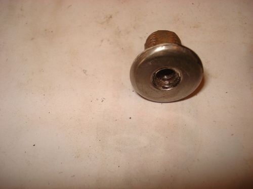 Hard top hold down anchor nut on deck lid, used original style.  64-75 corvette