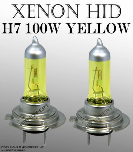 Pcc h7 100w x2 pcs fog light direct fit xenon hid super yellow gas lig nm9218