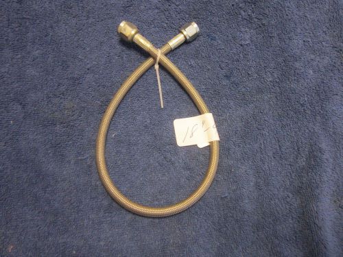 Nos 18 inch -4 an nitrous / fuel braided steel solenoid hose, nice