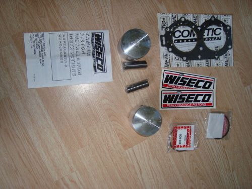 New wiseco yamaha wave jammer 500 top end kit wk1037 pistons wavejammer 73mm