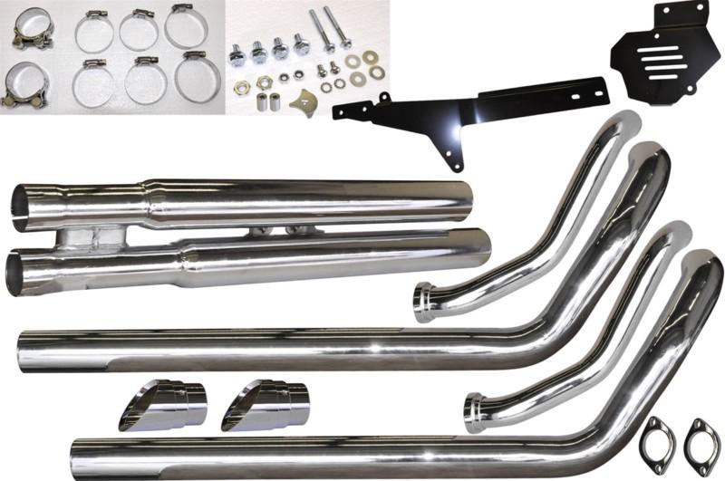 Suzuki m109 2006 - 2011chrome exhaust system