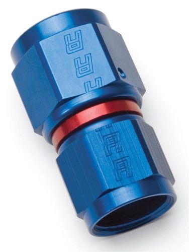 Russell 640560 fitting reducer straight female -8 an to female -10 an red/blue