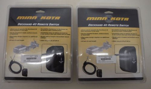 New minn kota deckhand 40 remote switch 891-t18-g