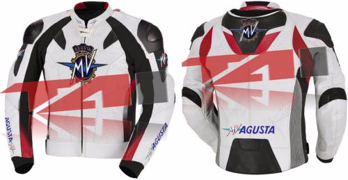 Motorbike, motorcycle mv agusta racing leather jacket men &amp; women all size