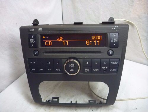 2010 2011 2012 nissan altima radio cd player py10g 28185-zx13b s05963