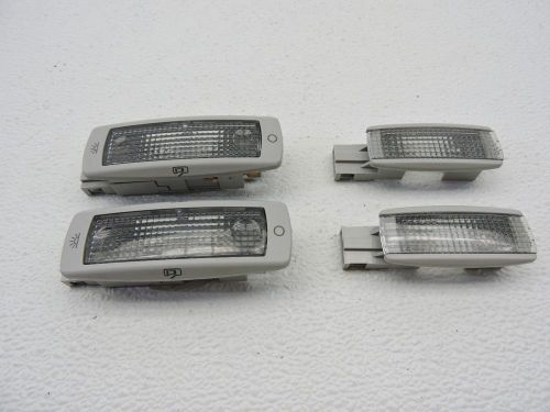 Mk4 vw gti jetta 4 four gray door cabin dome light lights set factory oem -527