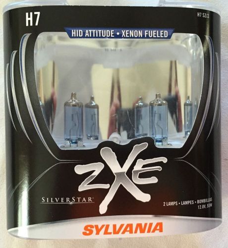 New sylvania silver star h7 hid attitude xenon fueled 2 lamps zxe