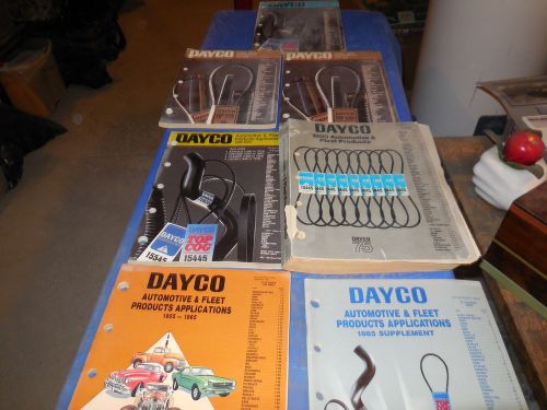 1905-1987 dayco belts &amp; hoses 7 original parts books one bid! see details ! #5