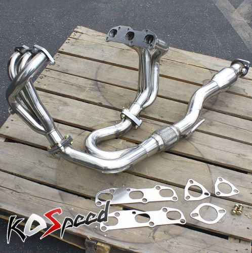 Stainless steel racing exhaust header for 02-06 nissan altima 3.5 v6 vq35de l31